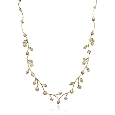 Necklace in 14k Gold with Diamonds