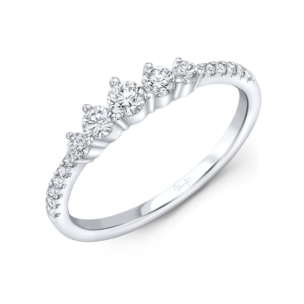 Uneek Stackable Collection 1-Row Diamond Fashion Ring