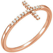Sideways Cross Ring