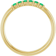 Accented Stackable Ring