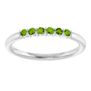 Accented Stackable Ring
