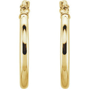 Tube Hoop Earrings