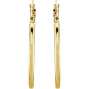 Tube Hoop Earrings