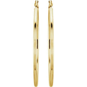 Tube Hoop Earrings