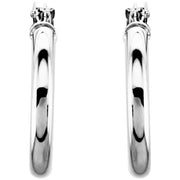 Tube Hoop Earrings