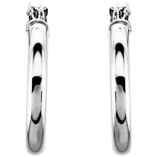 Tube Hoop Earrings