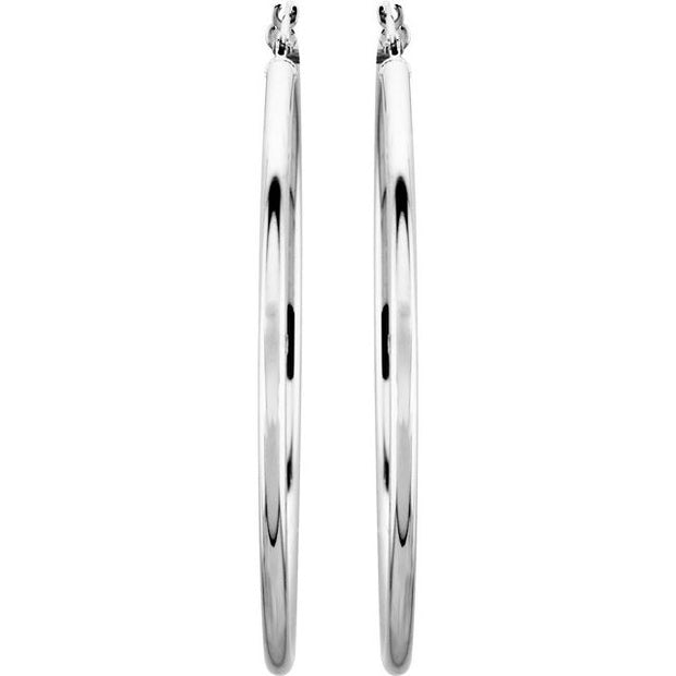 Tube Hoop Earrings