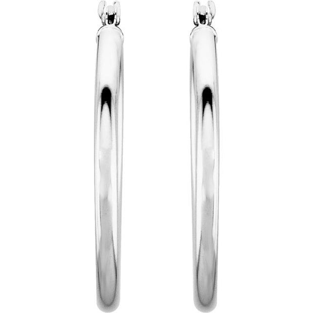 Tube Hoop Earrings