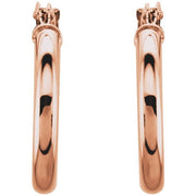 Tube Hoop Earrings