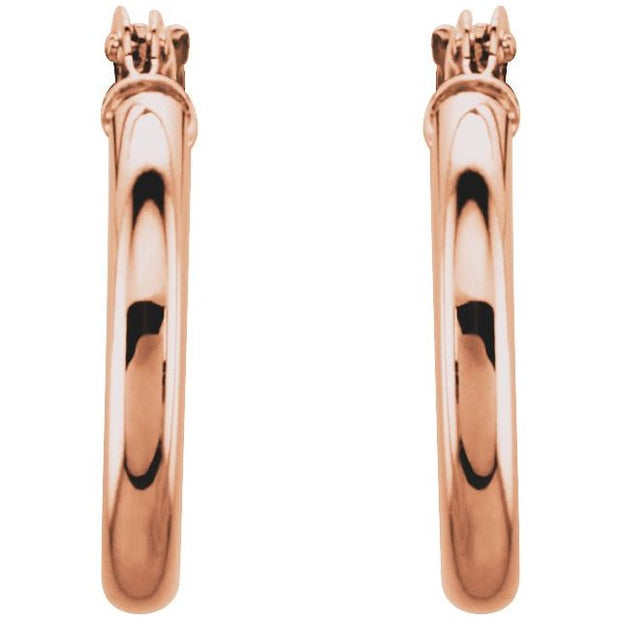 Tube Hoop Earrings