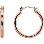 Tube Hoop Earrings