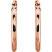 Tube Hoop Earrings