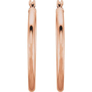 Tube Hoop Earrings