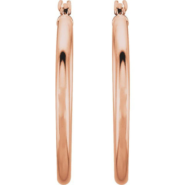 Tube Hoop Earrings