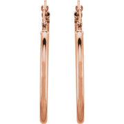 Tube Hoop Earrings