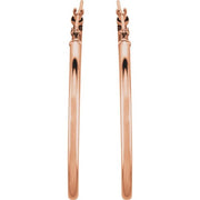 Tube Hoop Earrings