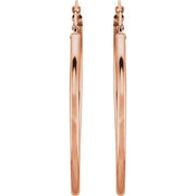 Tube Hoop Earrings
