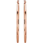 Tube Hoop Earrings