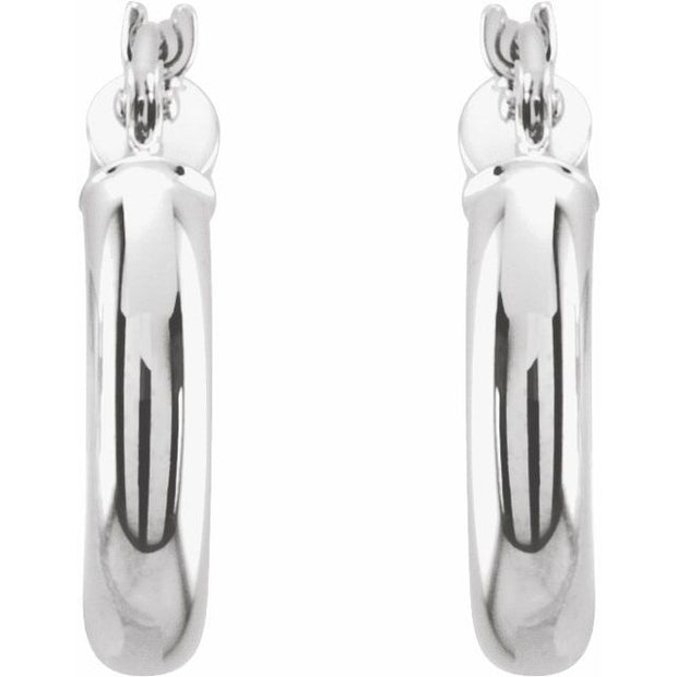 Tube Hoop Earrings