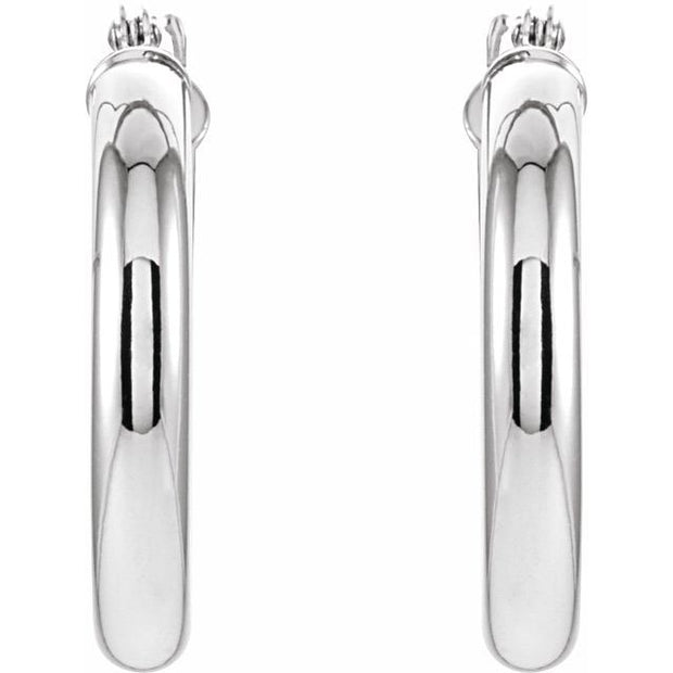 Tube Hoop Earrings