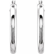 Tube Hoop Earrings