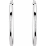 Tube Hoop Earrings