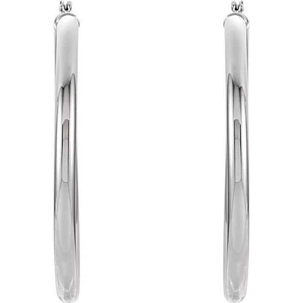 Tube Hoop Earrings