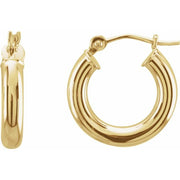 Tube Hoop Earrings