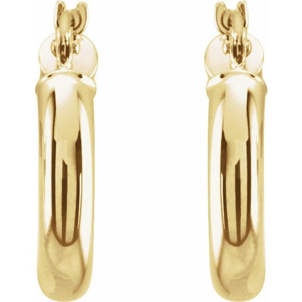 Tube Hoop Earrings
