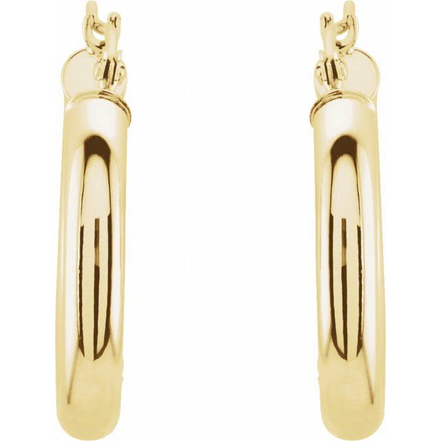 Tube Hoop Earrings