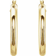 Tube Hoop Earrings