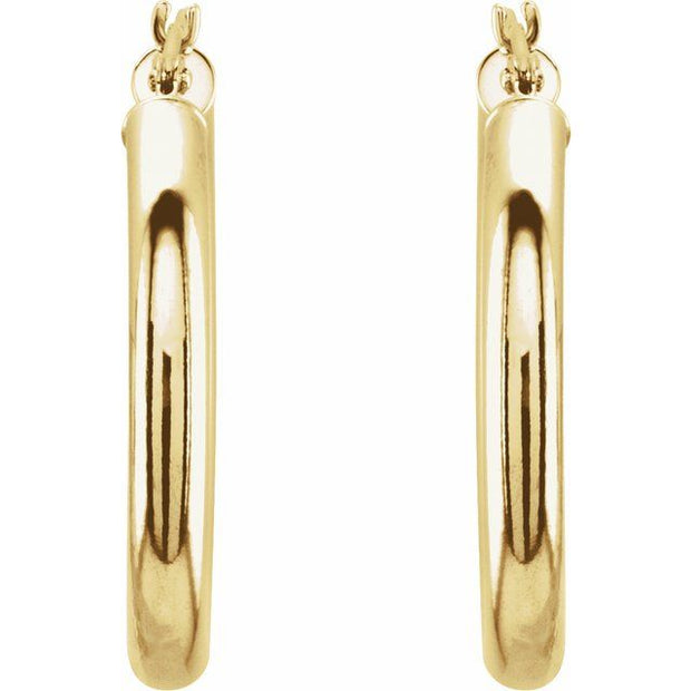 Tube Hoop Earrings