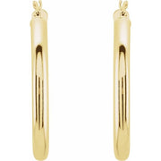 Tube Hoop Earrings
