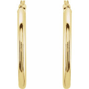 Tube Hoop Earrings