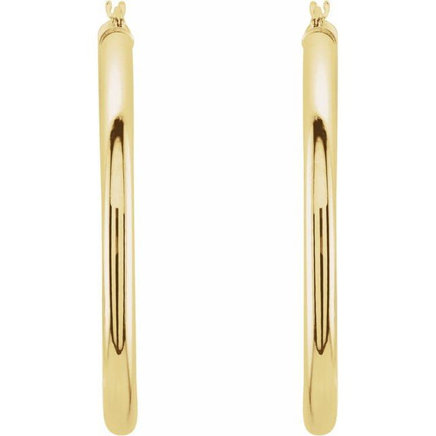 Tube Hoop Earrings