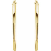Tube Hoop Earrings
