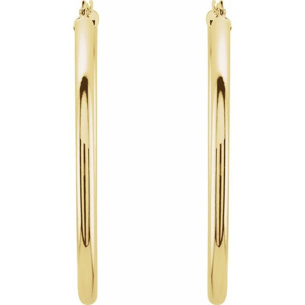 Tube Hoop Earrings