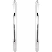 Tube Hoop Earrings