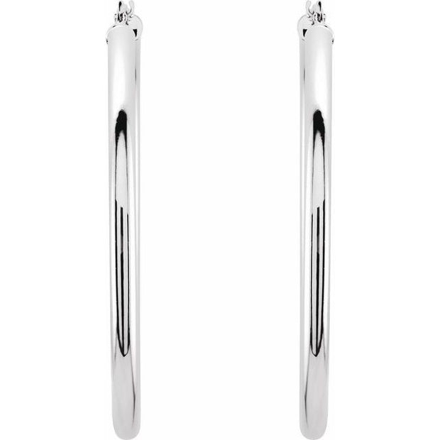 Tube Hoop Earrings
