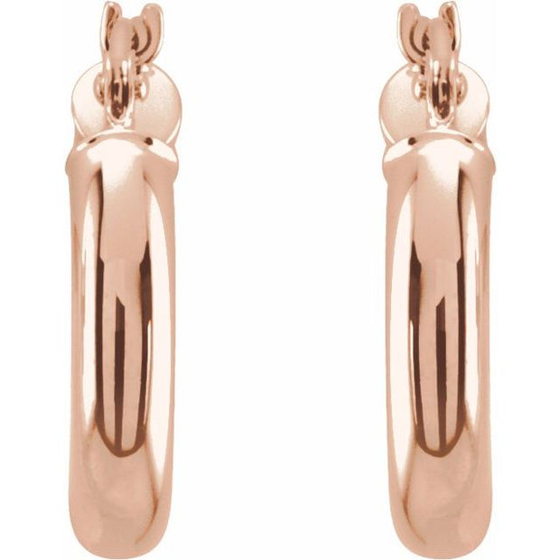 Tube Hoop Earrings