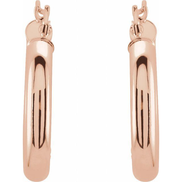 Tube Hoop Earrings