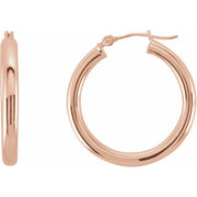 Tube Hoop Earrings
