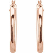 Tube Hoop Earrings