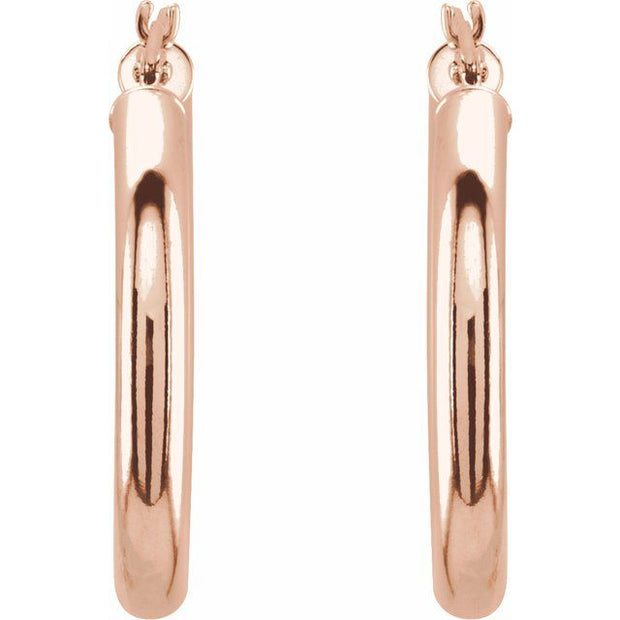 Tube Hoop Earrings