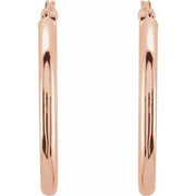 Tube Hoop Earrings