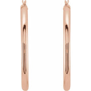 Tube Hoop Earrings