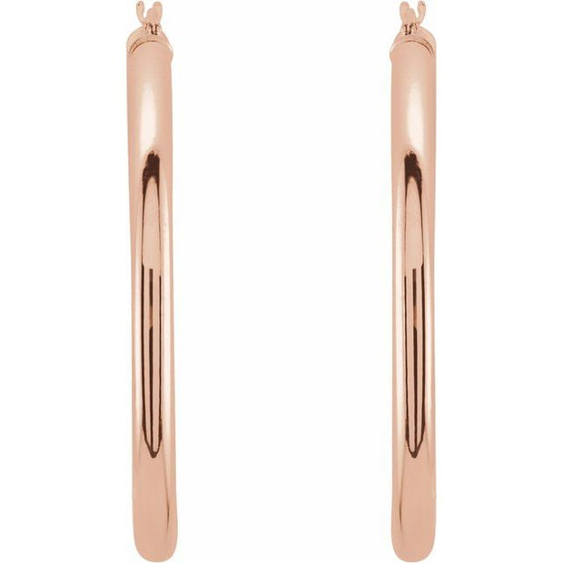 Tube Hoop Earrings