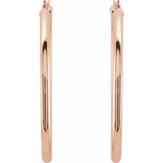 Tube Hoop Earrings