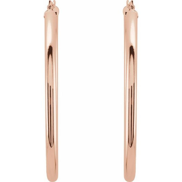 Tube Hoop Earrings