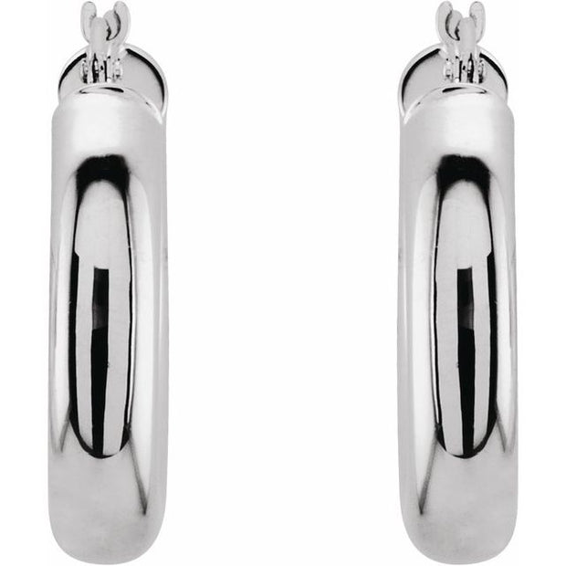 Tube Hoop Earrings